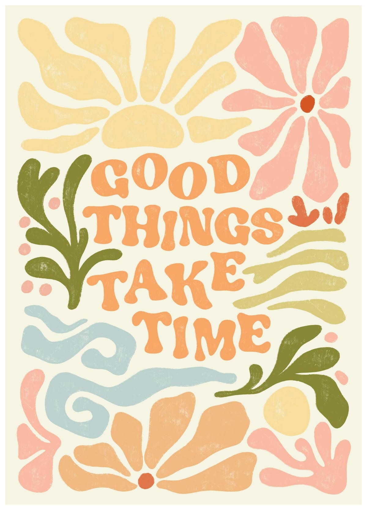 Good Things in Pastel Print (12" x 16" in)