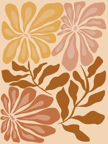 Giclee Print: Earthy Elegance by Miho Art Studio : 12x9in