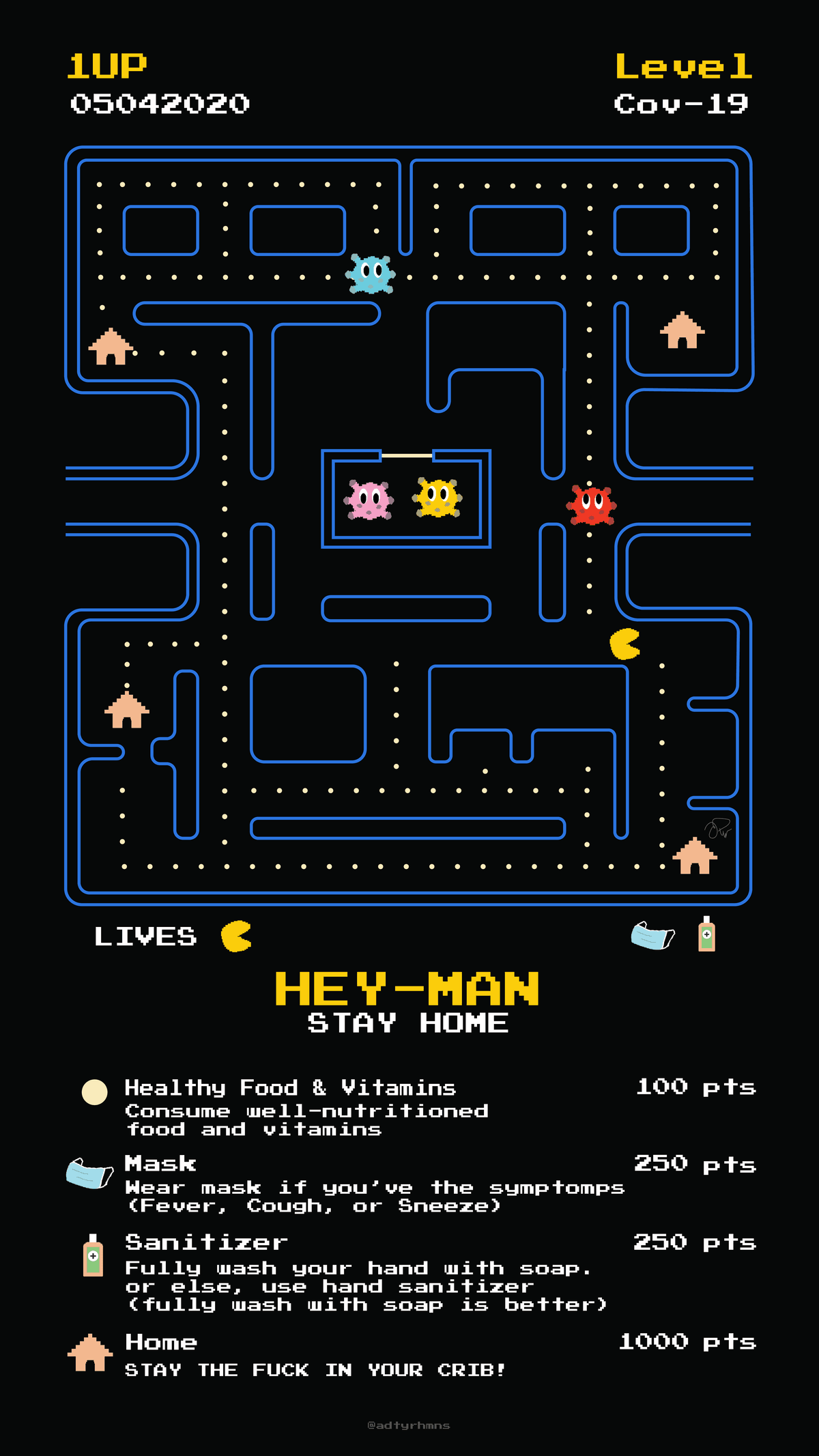 Hey,Man! Stay Home