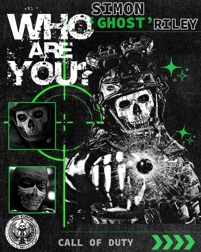 Poster for "Ghost" from Call od duty