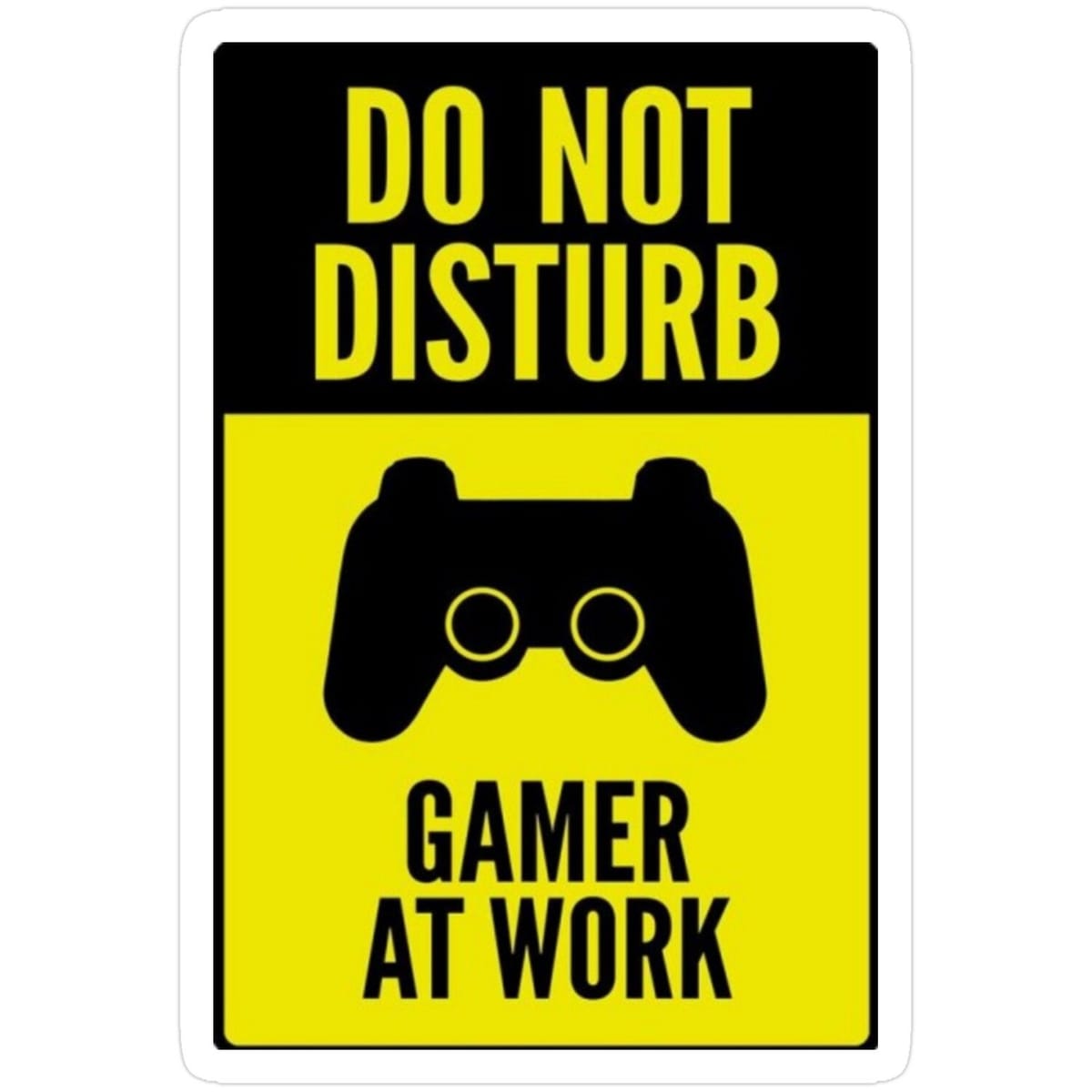Gamer Working Sticker