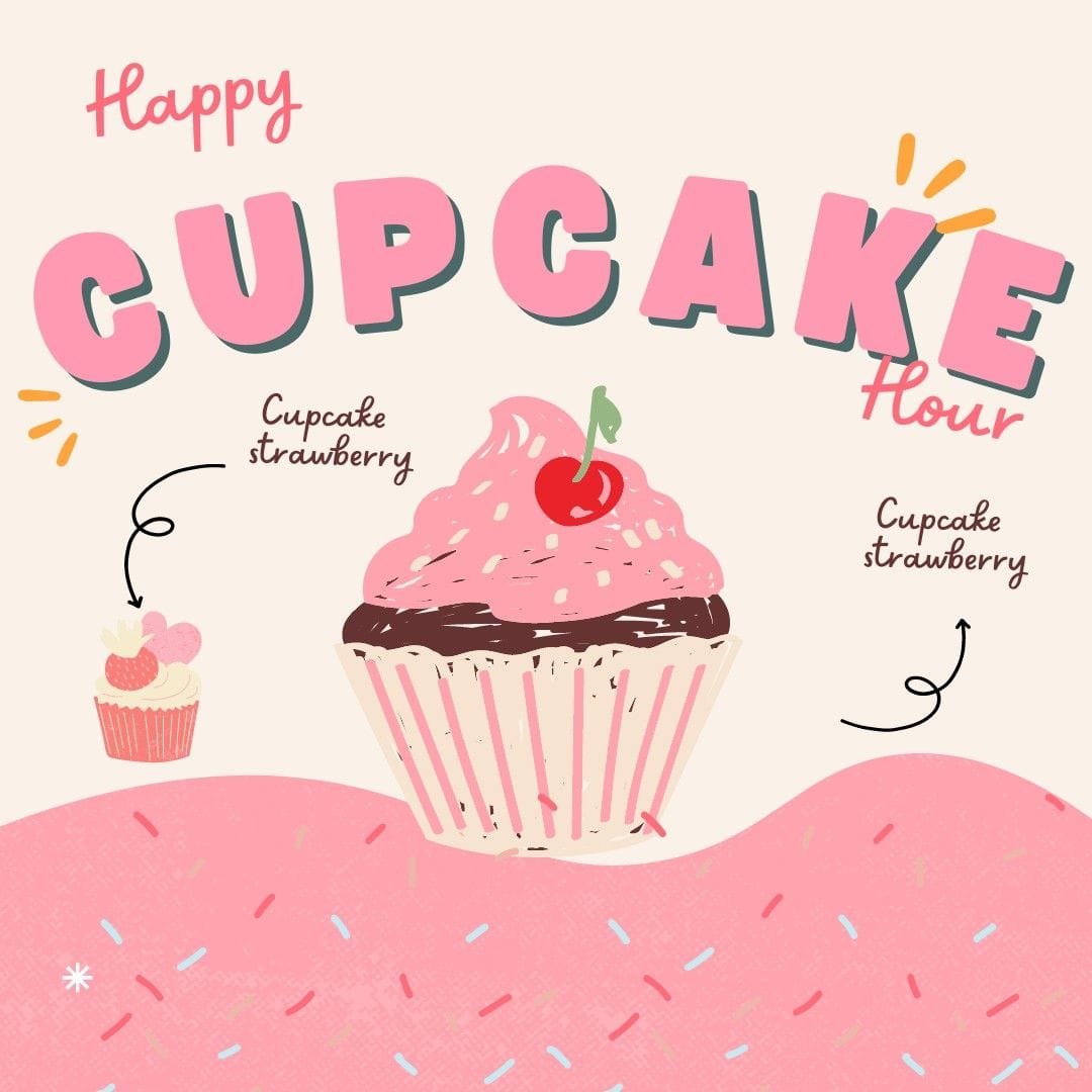 Poster cupcake