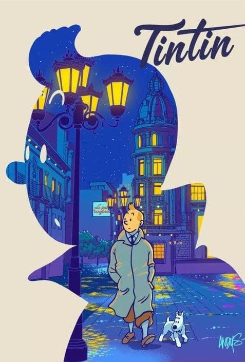 Tintin poster