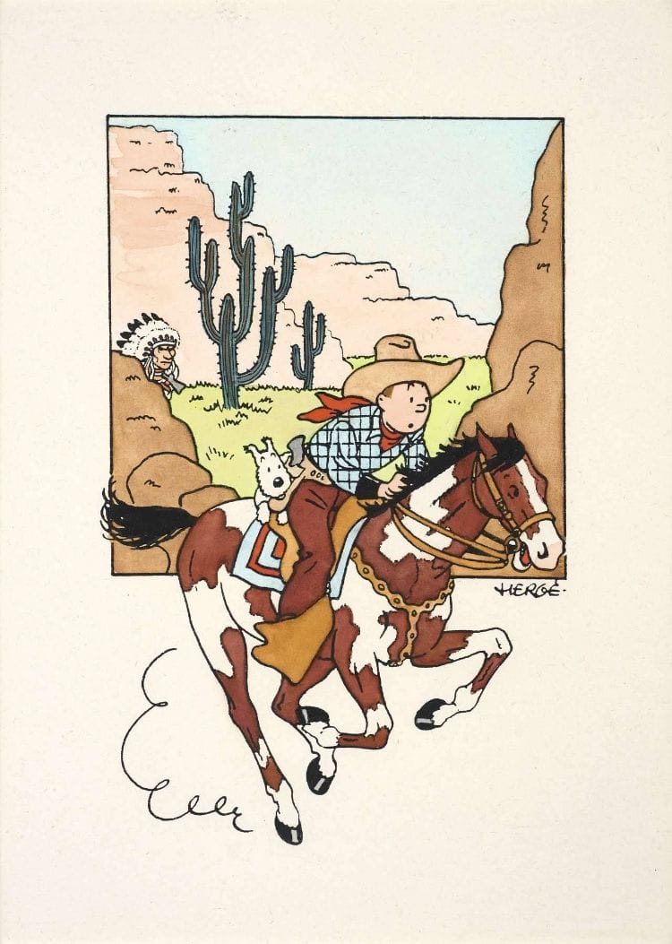 Tintin poster
