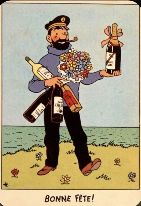 Captain Haddock poster