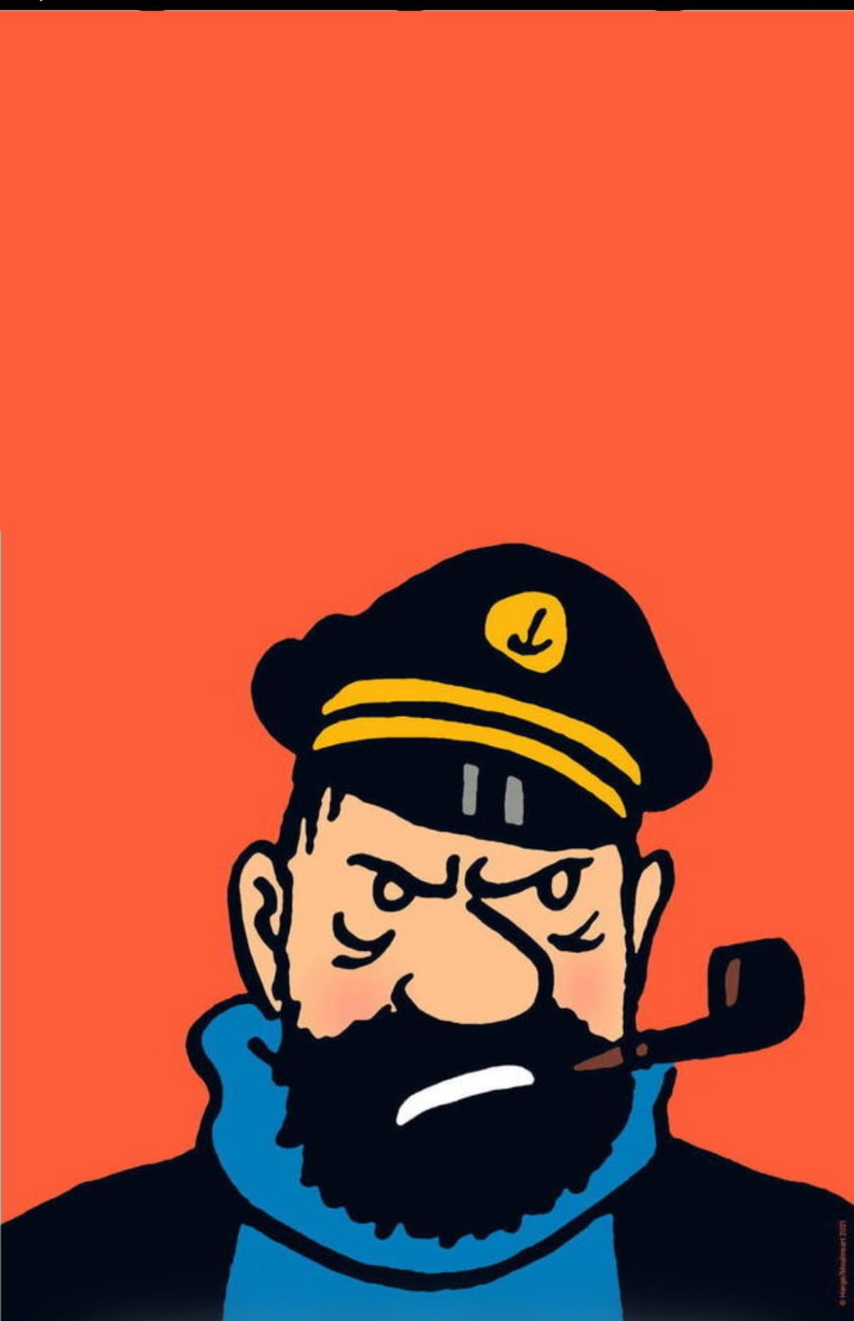 Captain Haddock poster