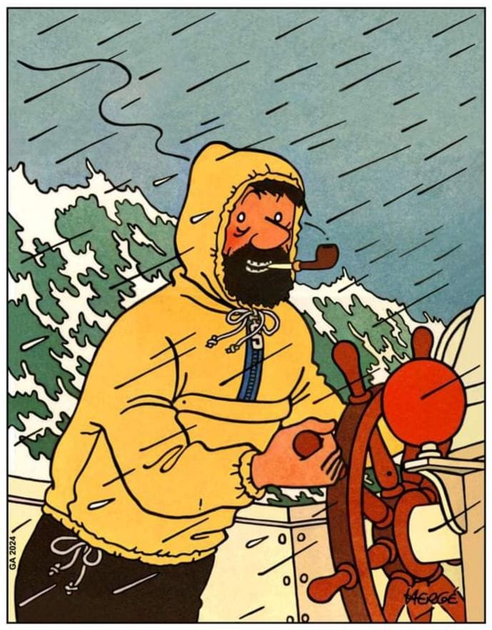 Captain Haddock poster