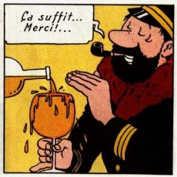 Captain Haddock poster