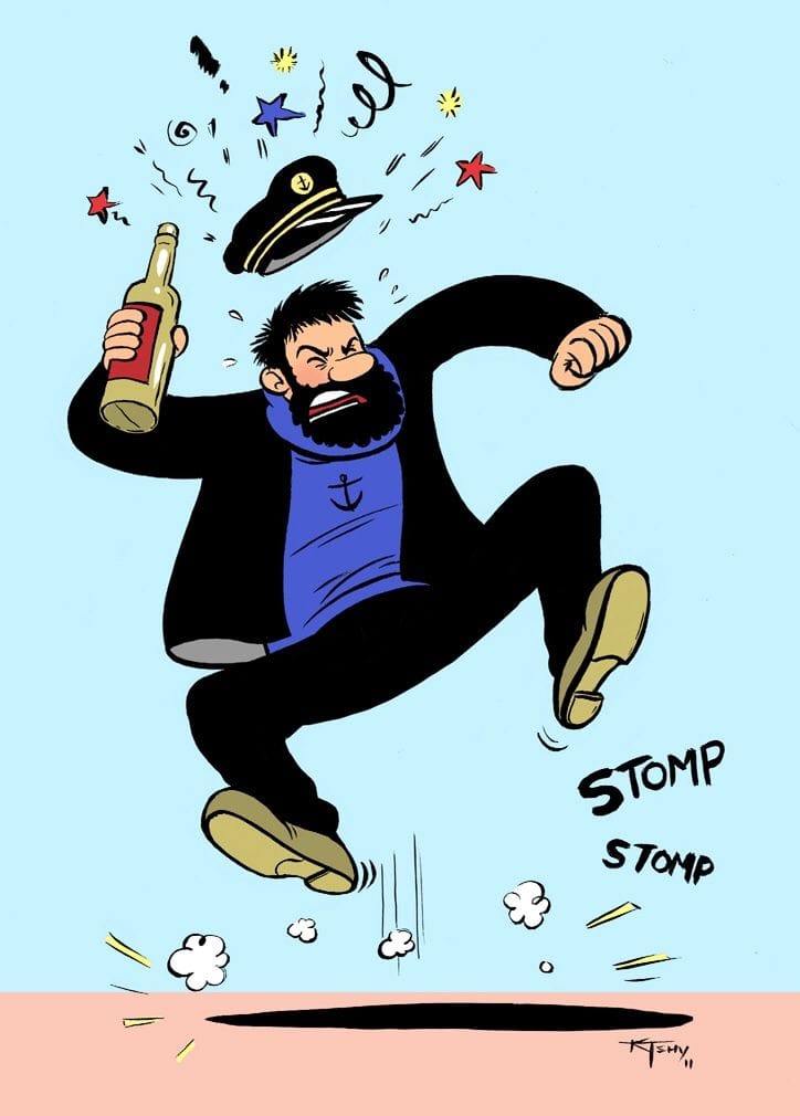 Captain Haddock poster