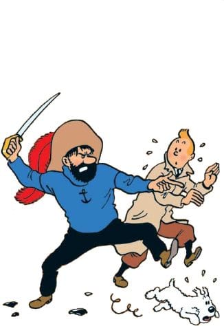 Captain Haddock poster