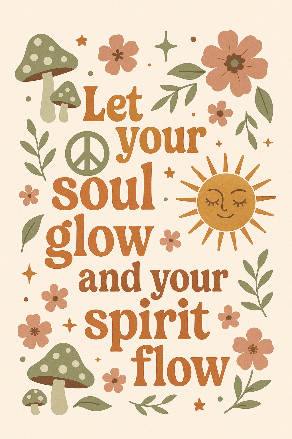 Let Your Soul Glow | 70s Boho Hippie Vibes