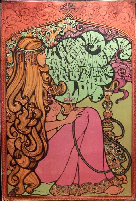 Hippie poster