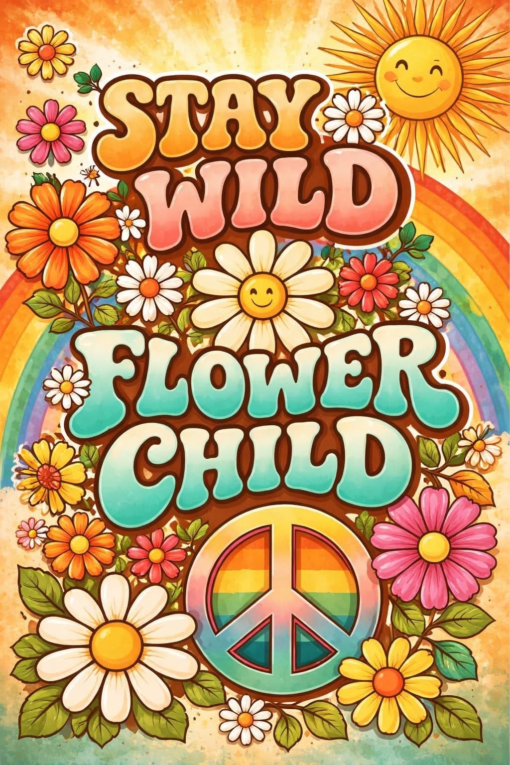 Flower child poster
