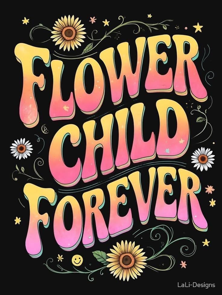 Flower child poster
