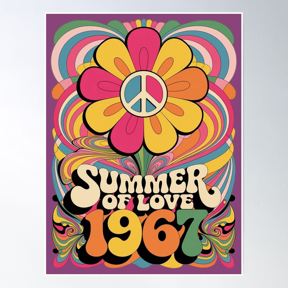 Flower Power 1967 Poster