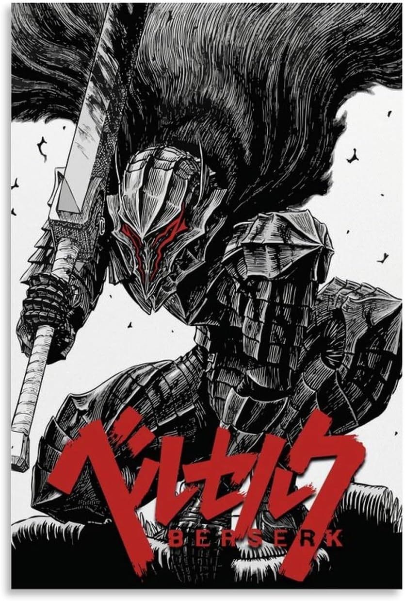 Berserk White Guts Berserker Armor Poster