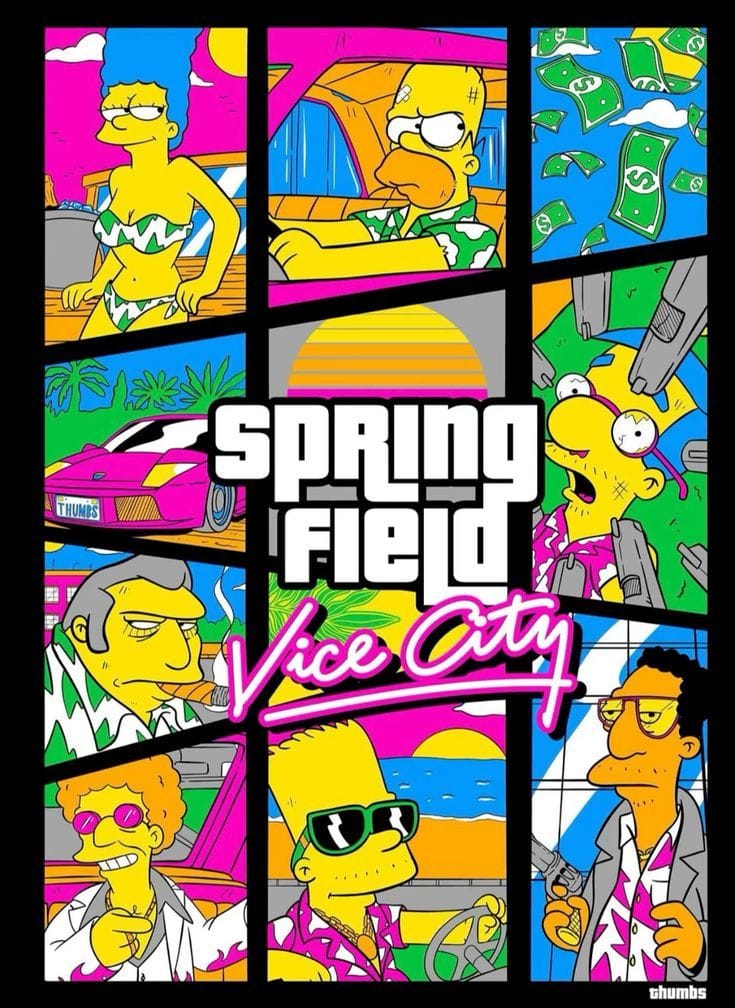 Simpsons poster
