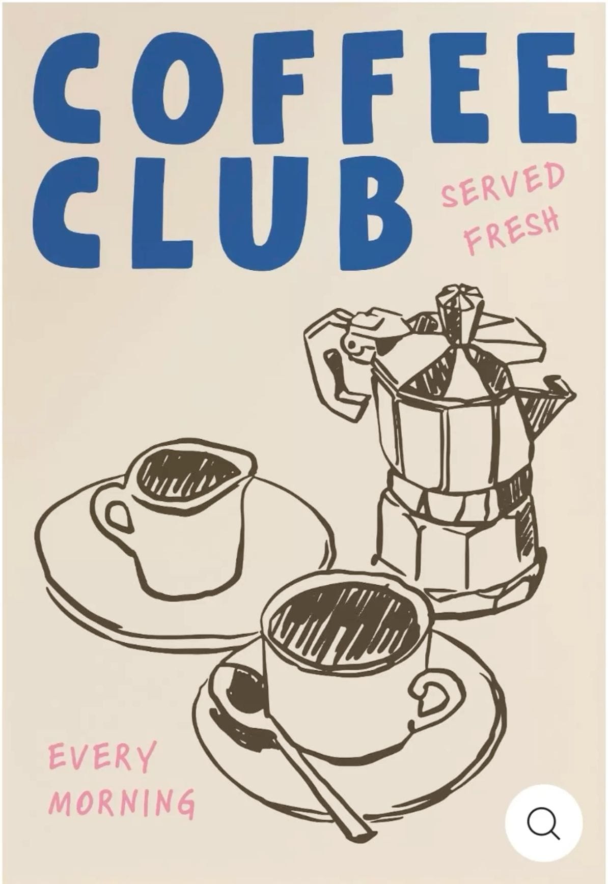 Cafe poster