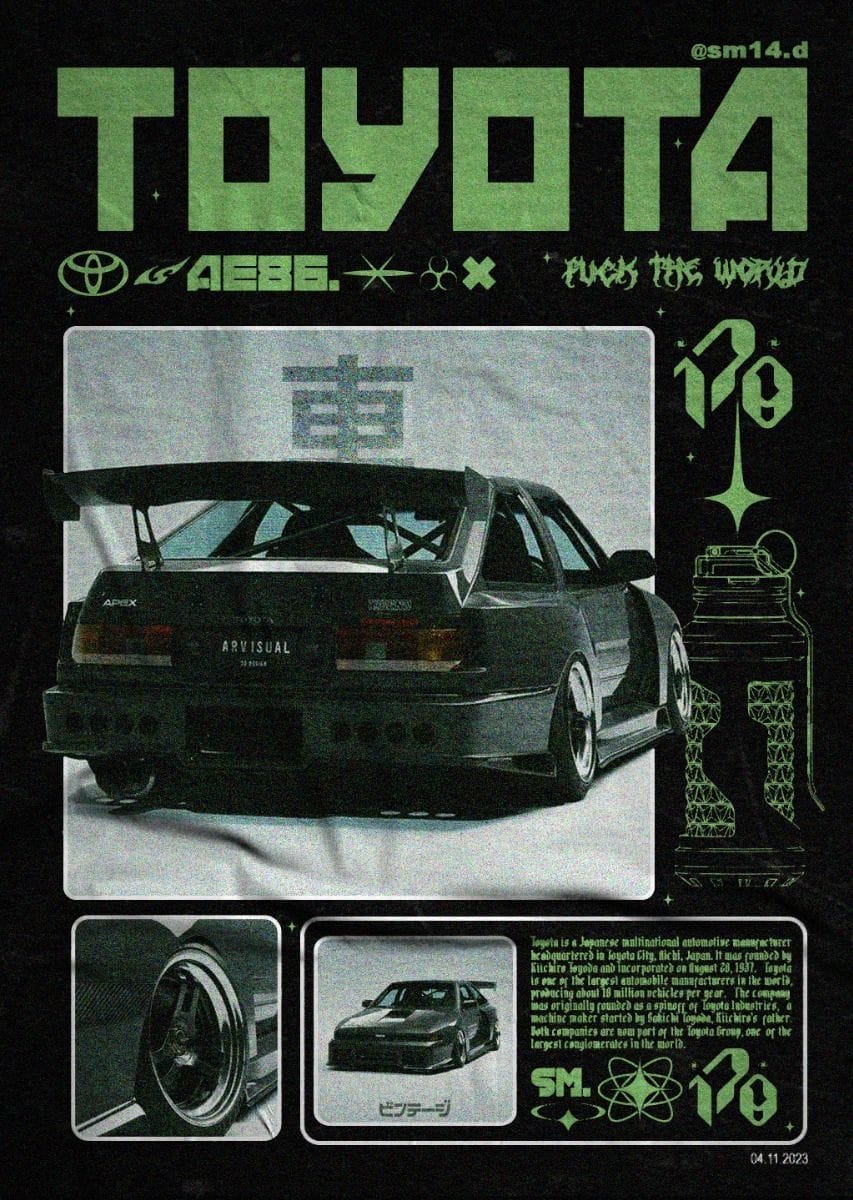 Tokyo cars poster