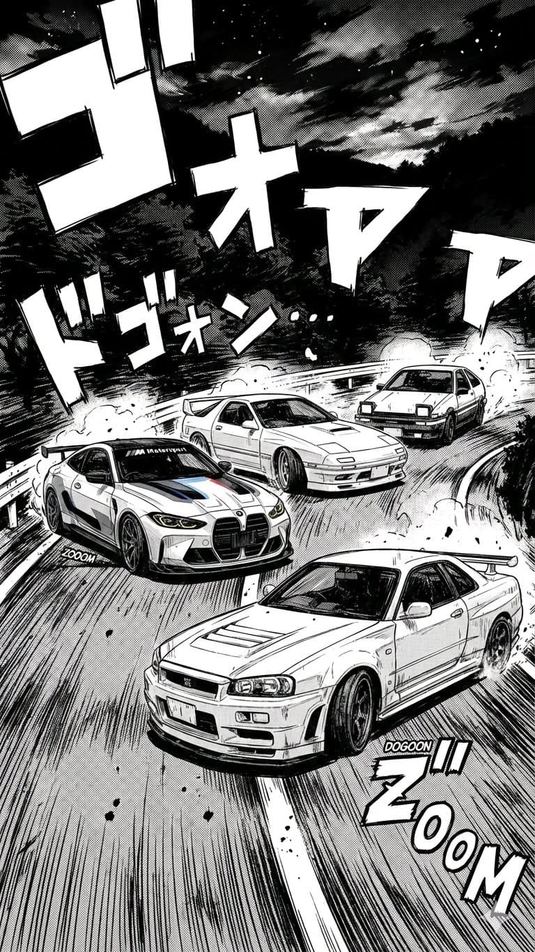 Tokyo cars poster