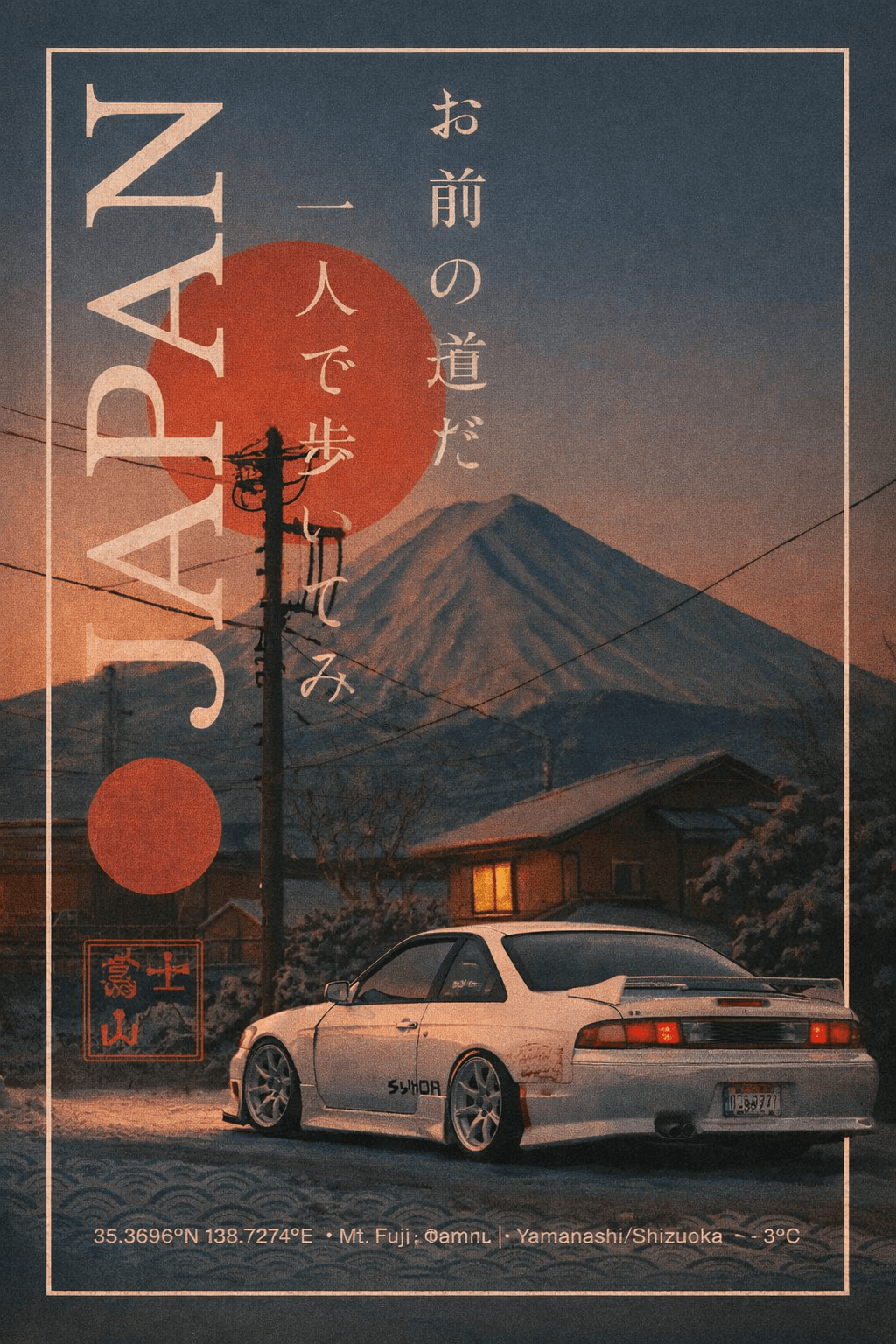 Tokyo cars poster
