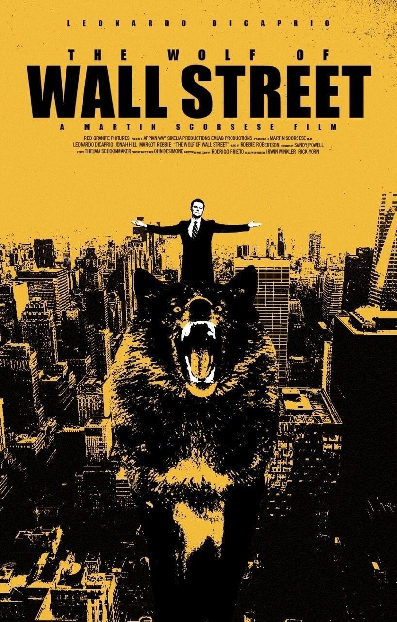 The Wolf of Wall Street poster