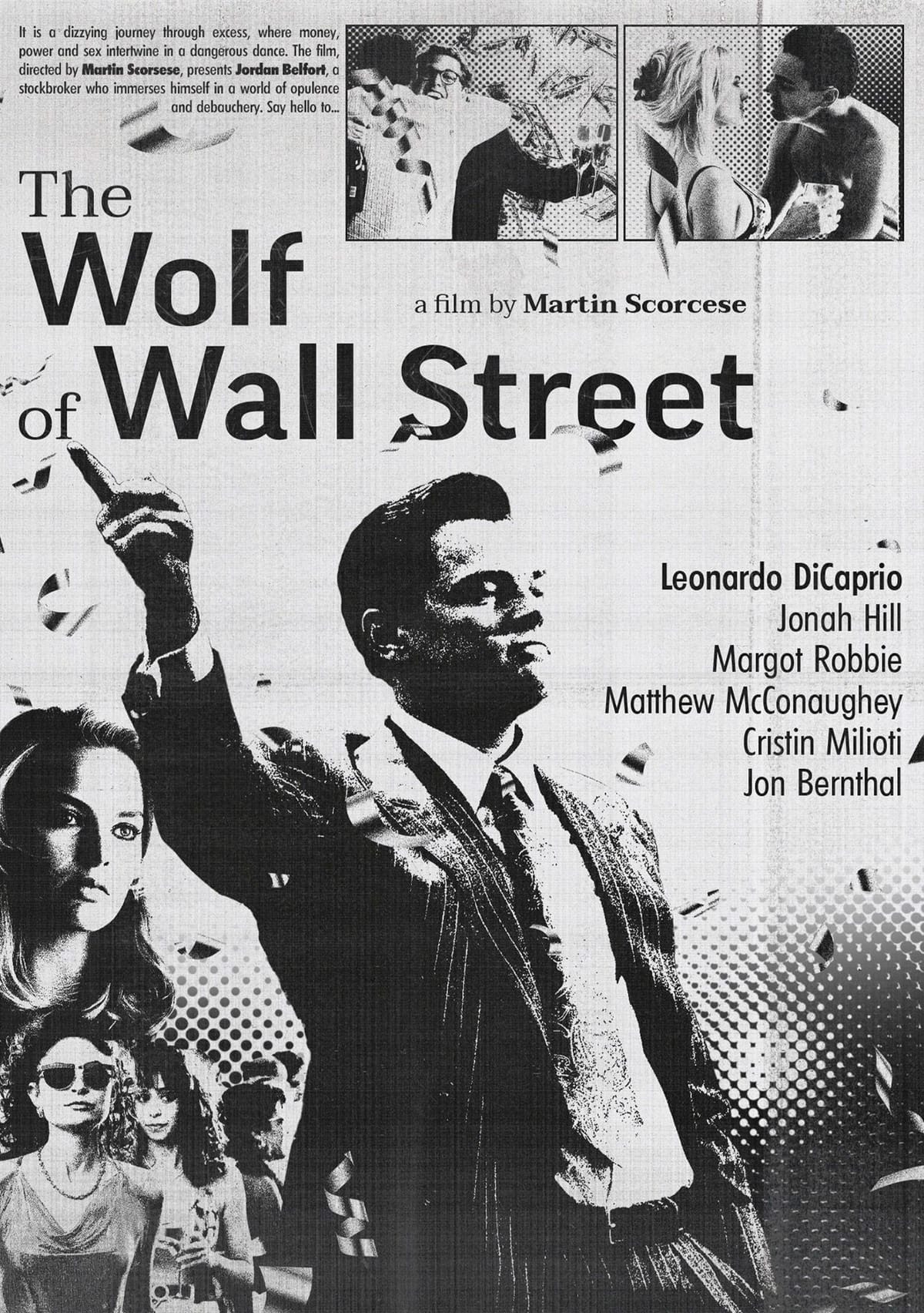 The Wolf of Wall Street poster