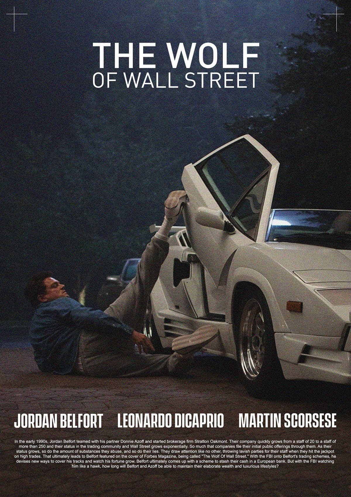 The Wolf of Wall Street poster