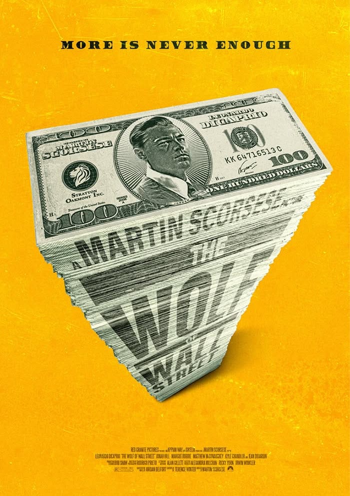 The Wolf of Wall Street poster