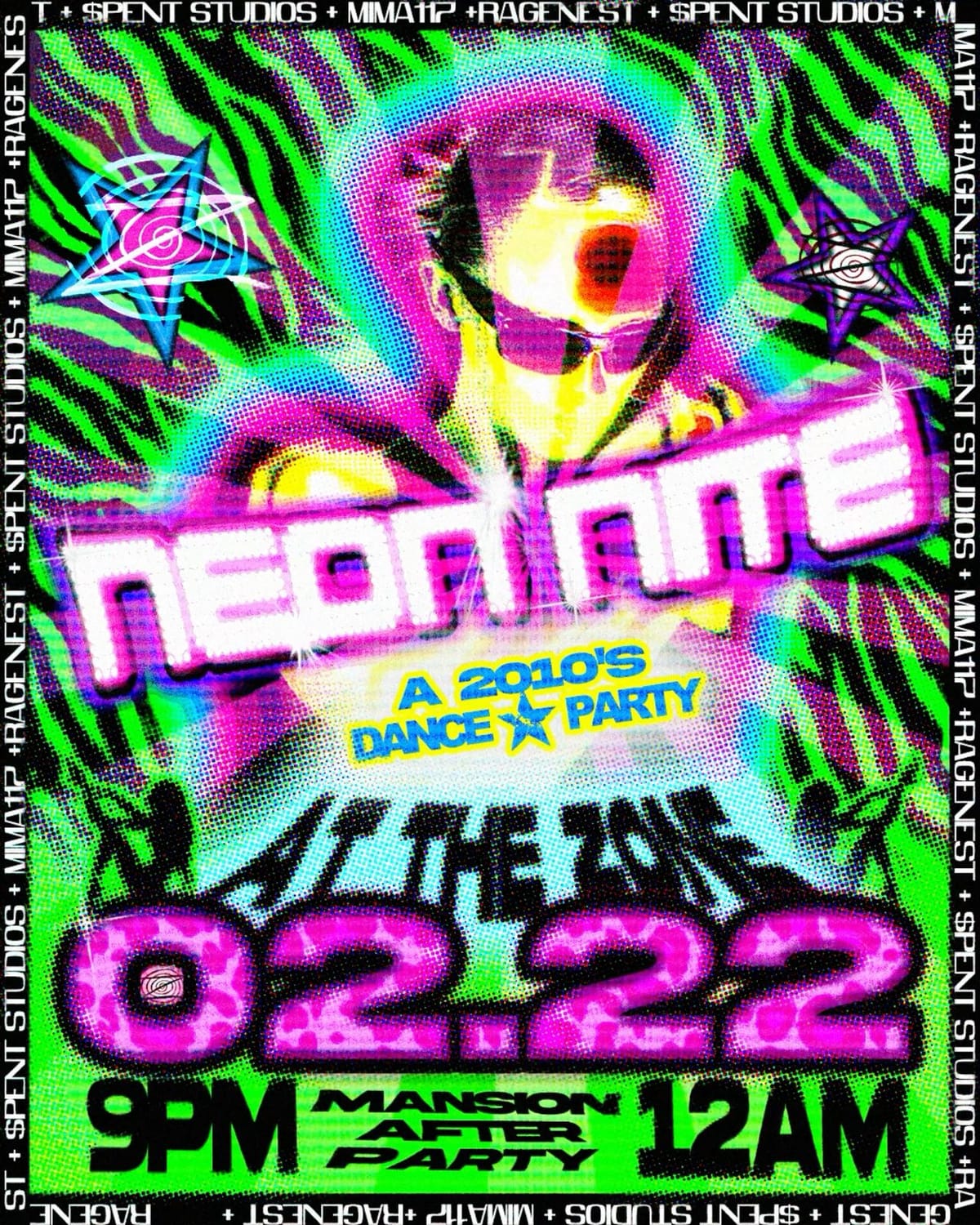 neon poster