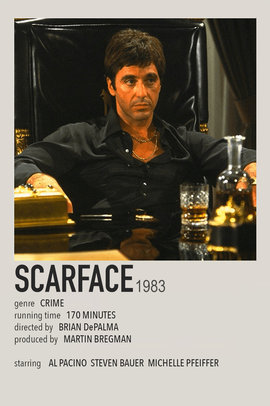 TikTok Polaroid Movie Poster Scarface