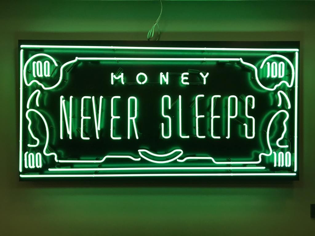 Making money is an art poster