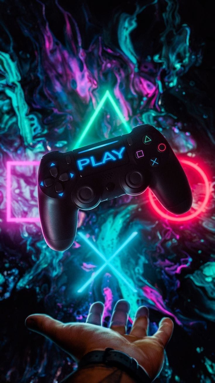 Play the man poster