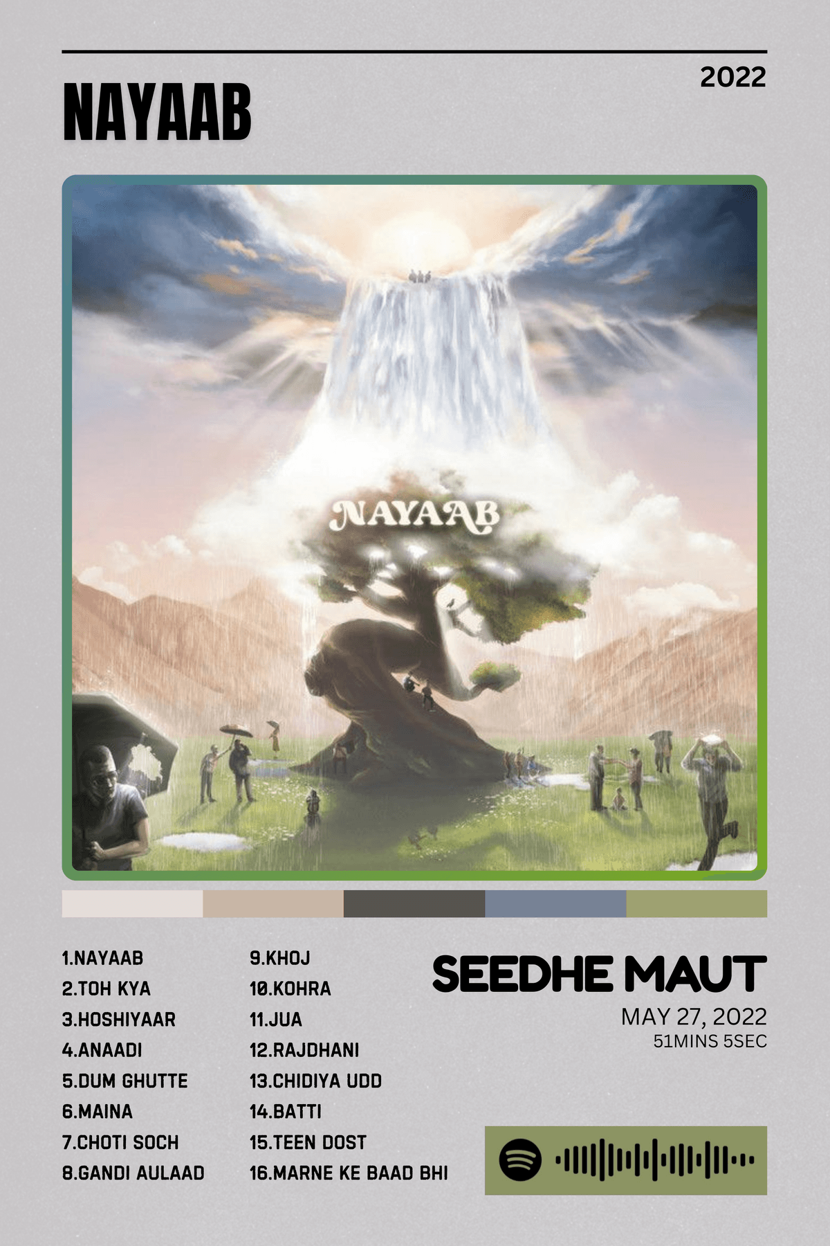 nayaab | seedhe maut | poster
