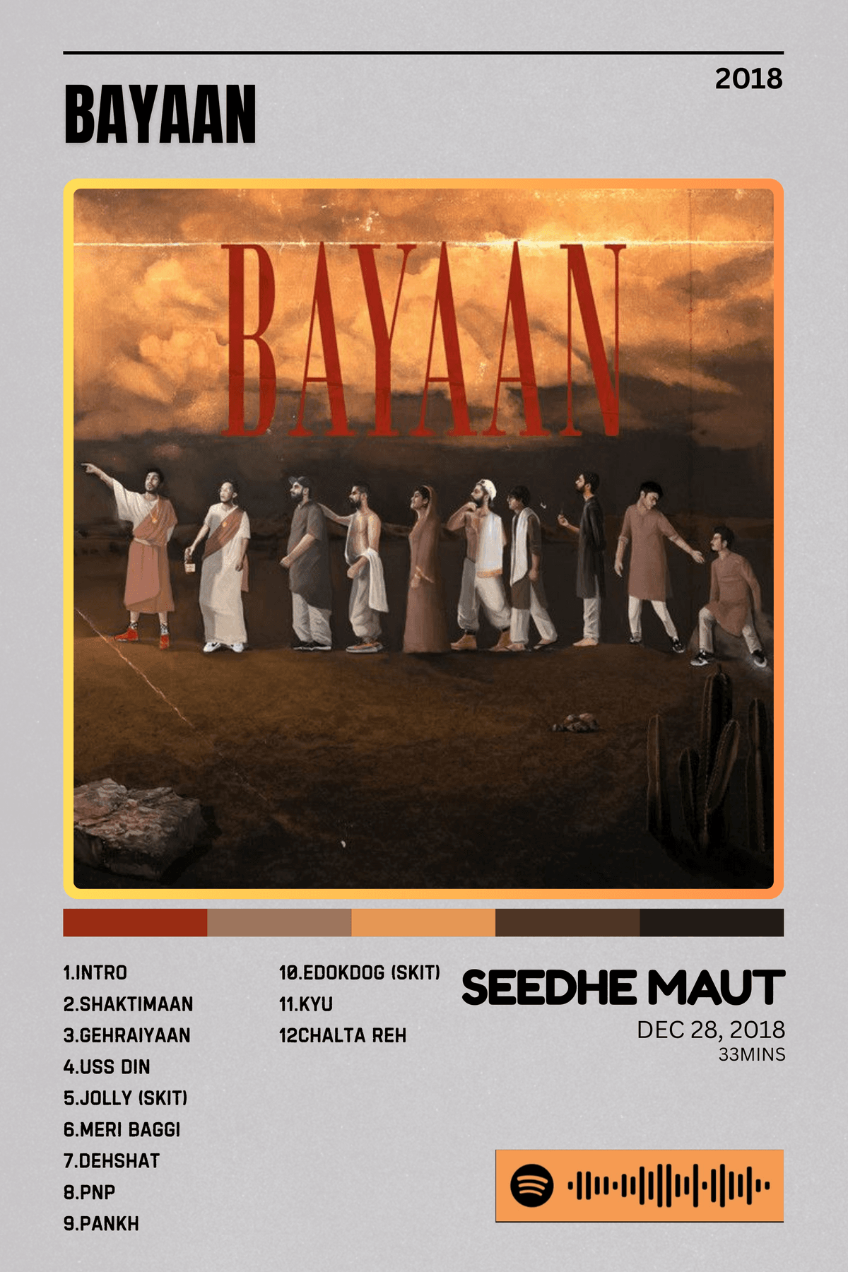 bayaan | seedhe maut | poster