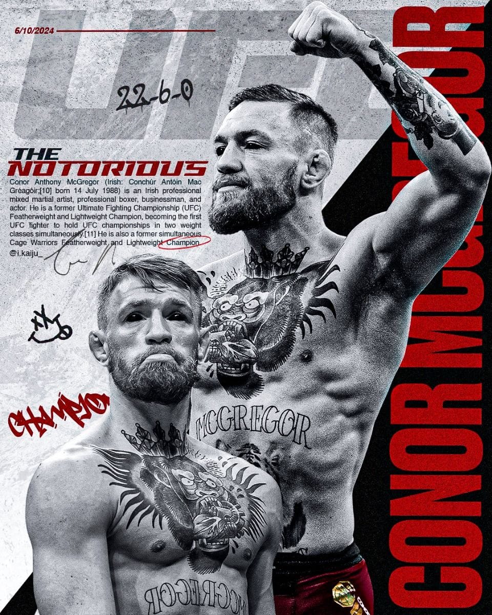 Conor McGregor Poster!