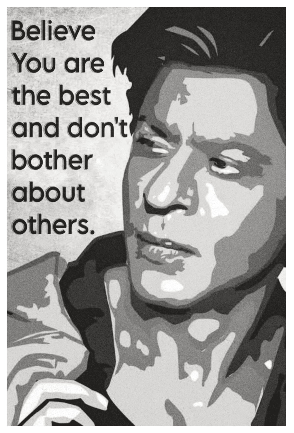 shah rukh khan quote poster
