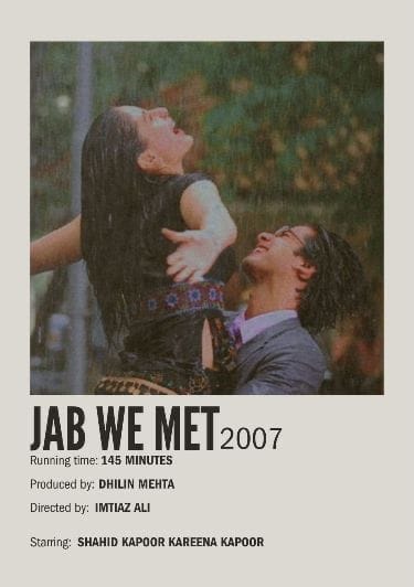 Jab we met movie poster