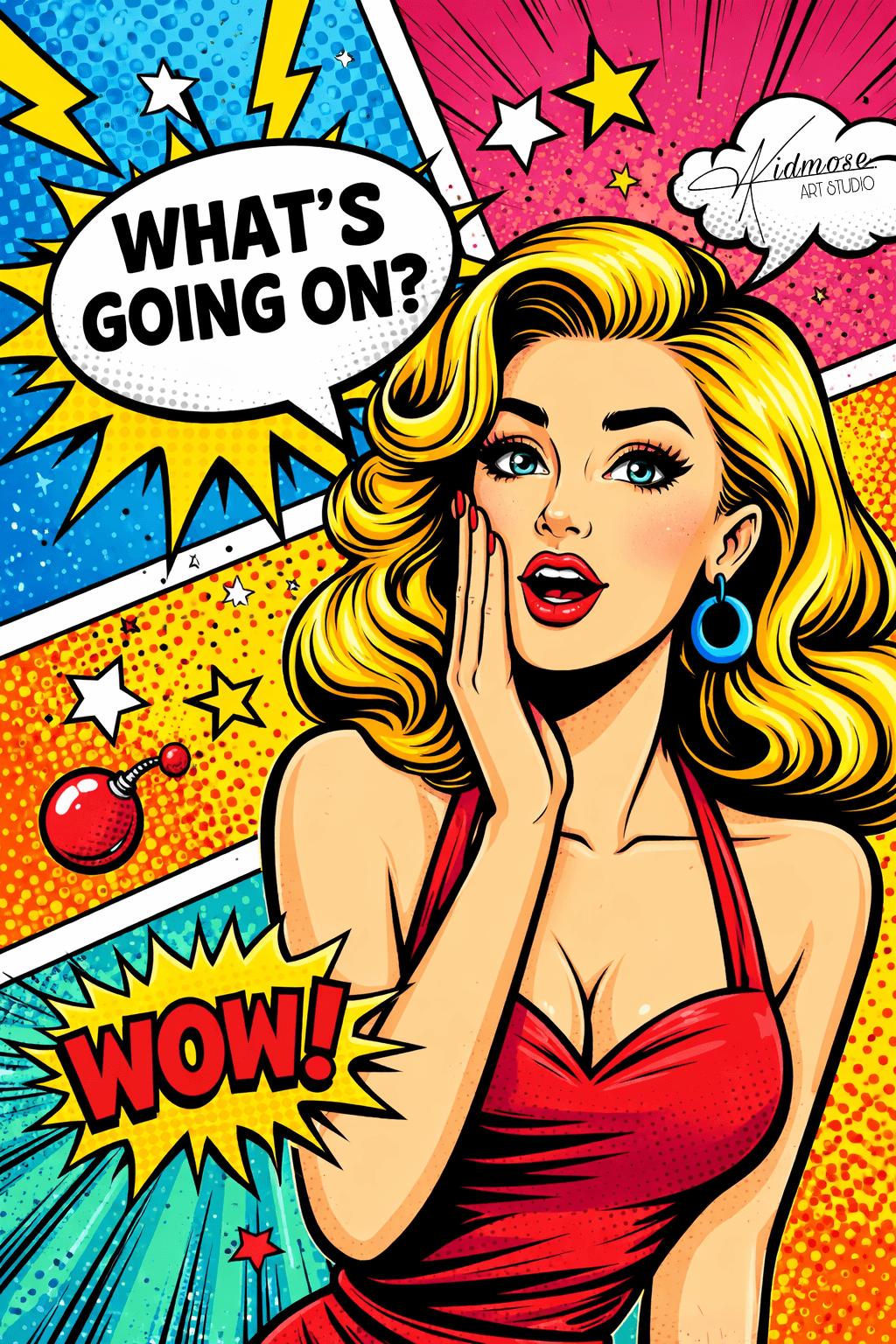what's going on - popart