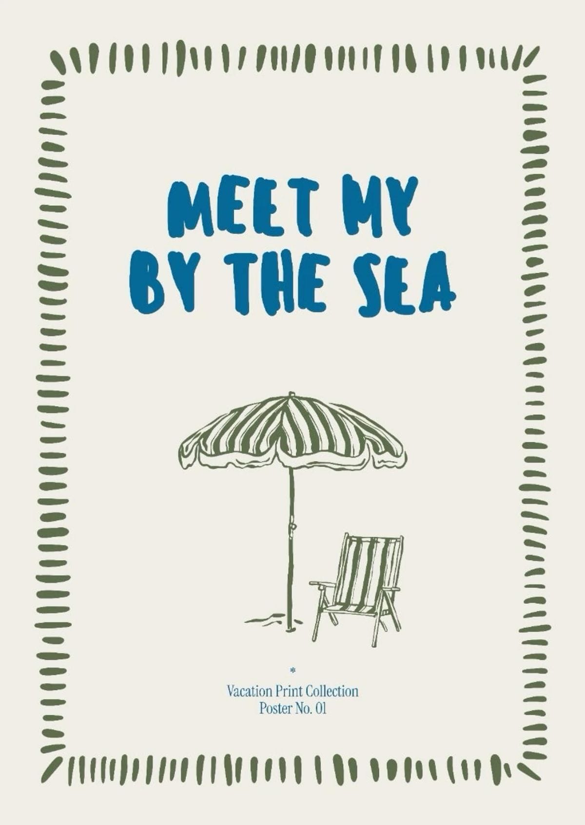 Sea side poster
