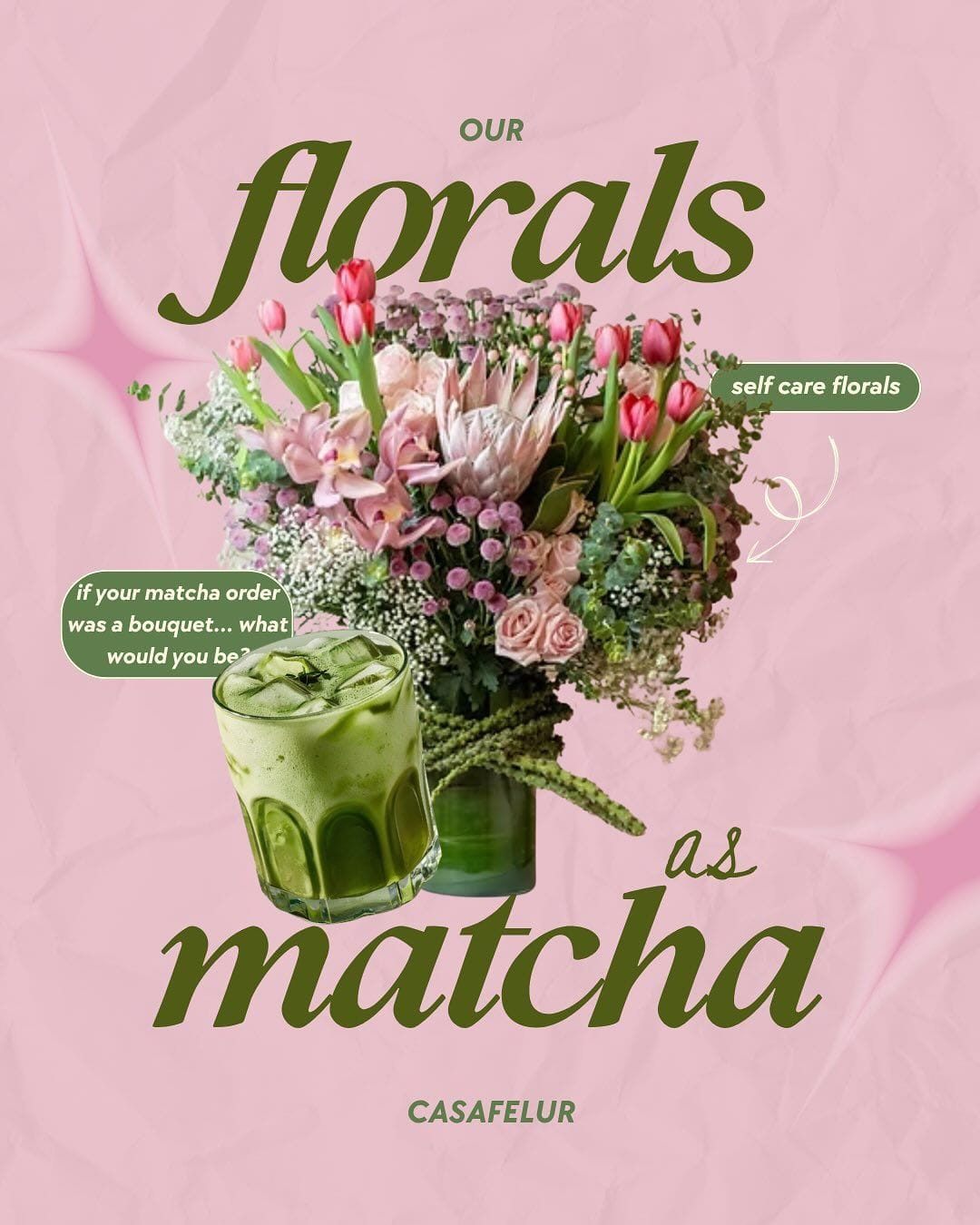 Floral Cafe poster