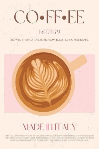 Giclee Print: Coffee by Nazma Khokhar : 18x12in
