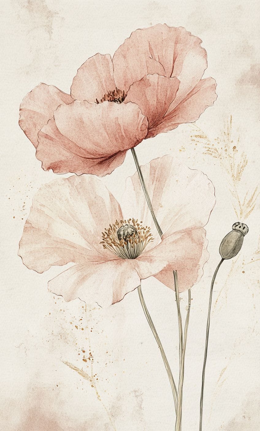 Floral Cafe poster
