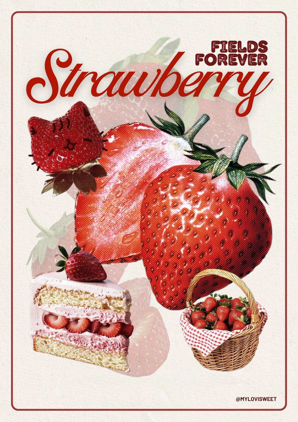 Strawberries poster