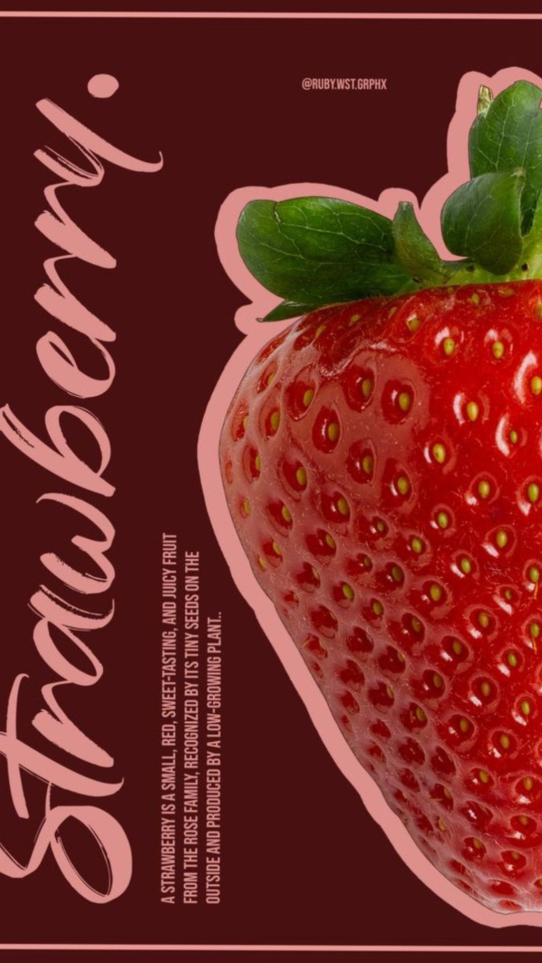 Strawberries poster