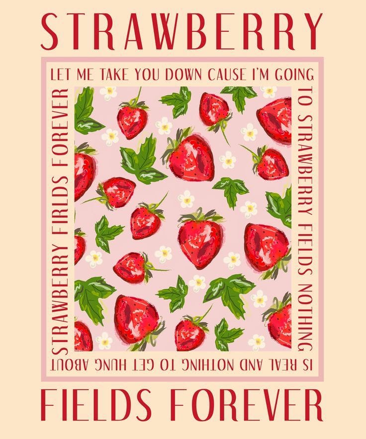 Strawberries poster