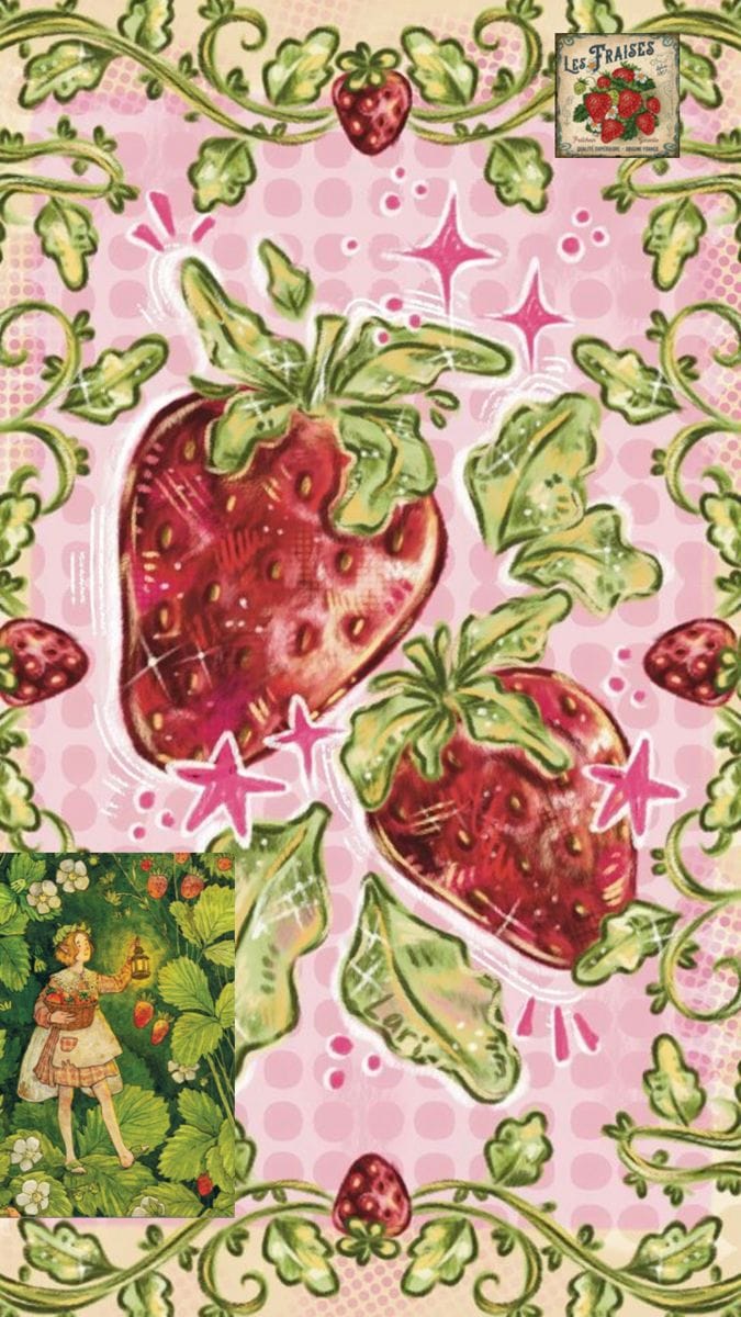 Strawberries poster