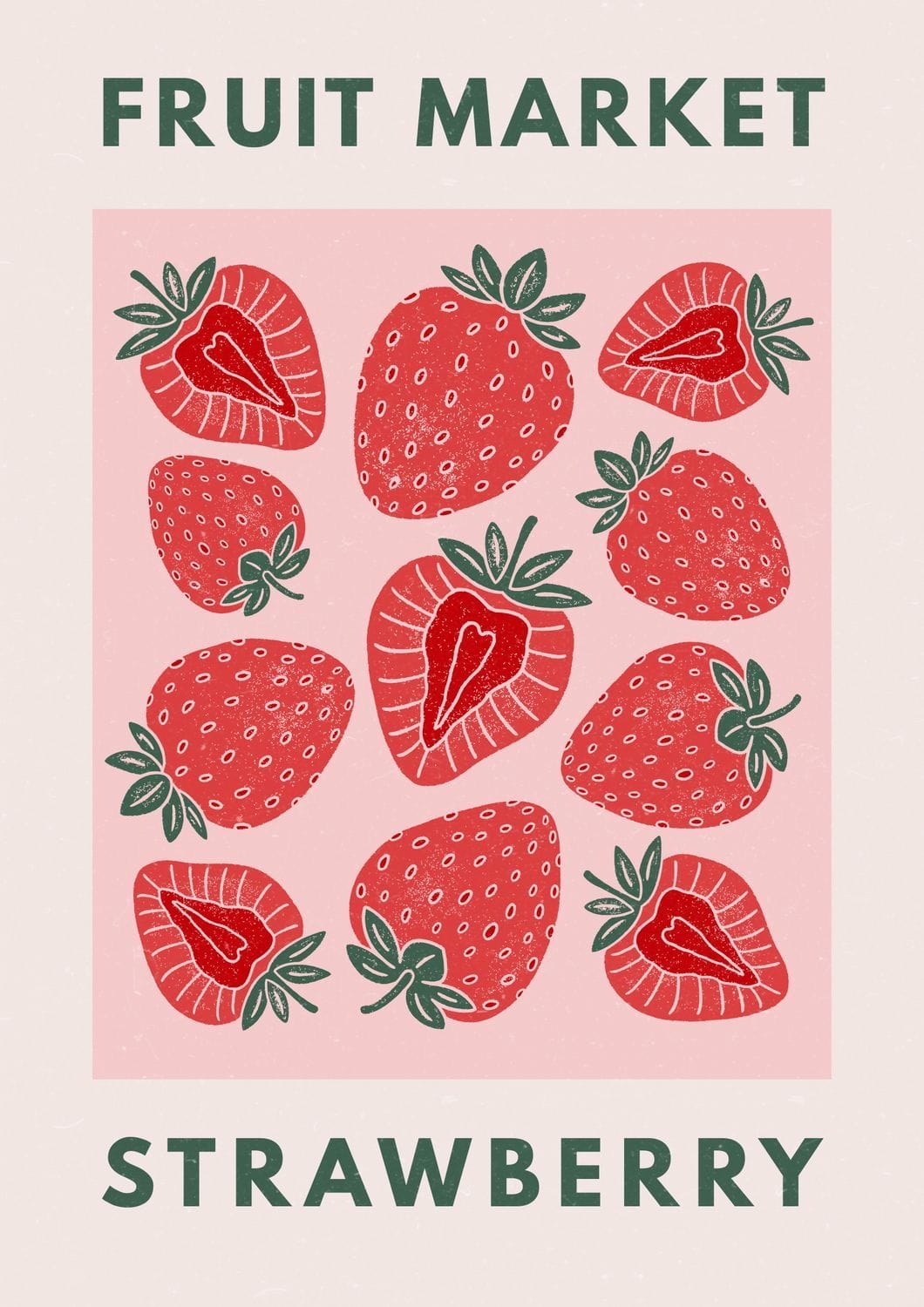 Strawberries poster