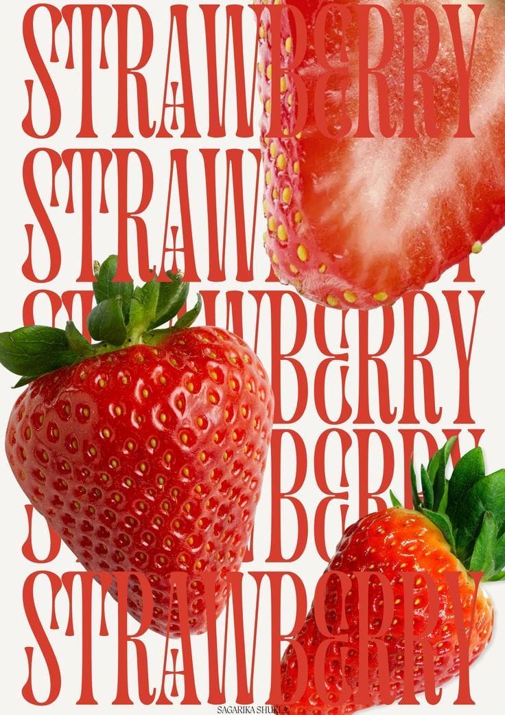 Strawberries poster