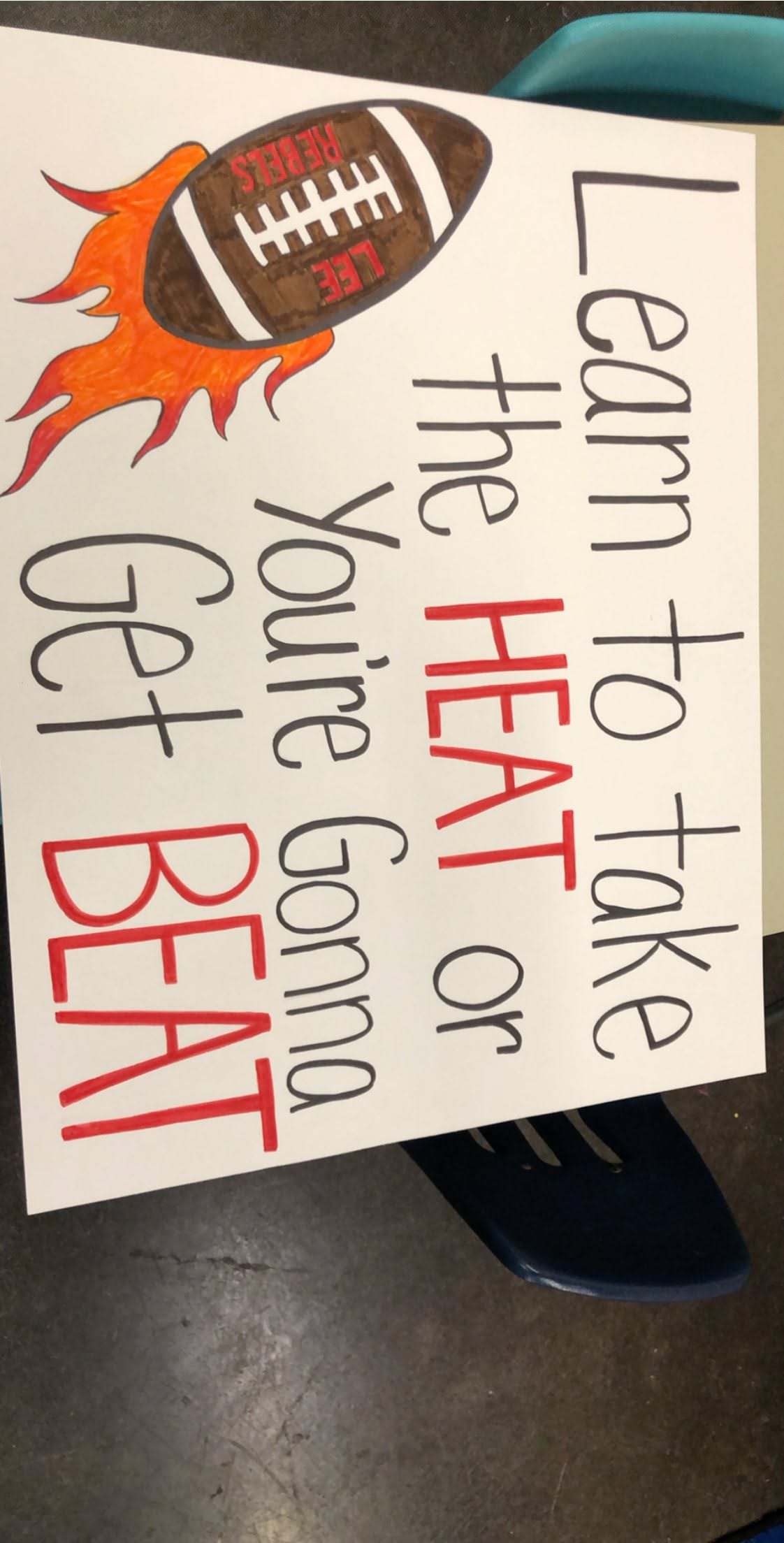 Football poster boards